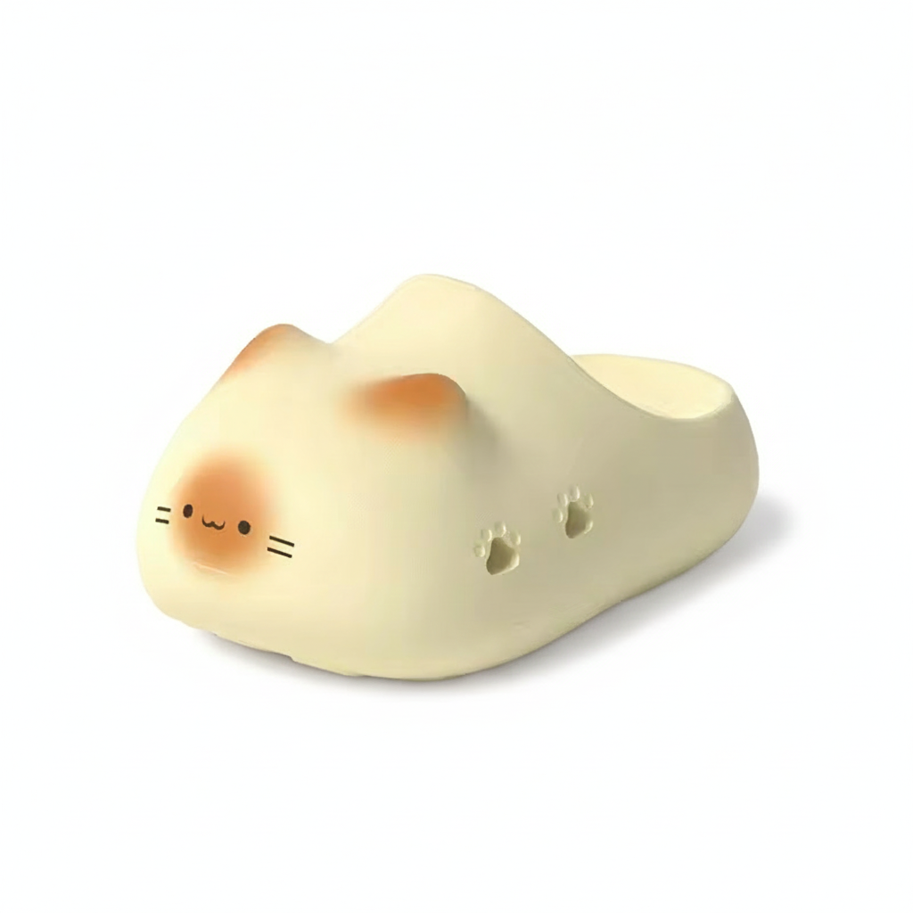 발바닥연구소 꾹꾹슬리퍼 - 식빵 고양이