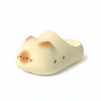 발바닥연구소 꾹꾹슬리퍼 - 식빵 고양이