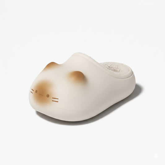 발바닥연구소 꾹꾹슬리퍼 - 식빵 고양이
