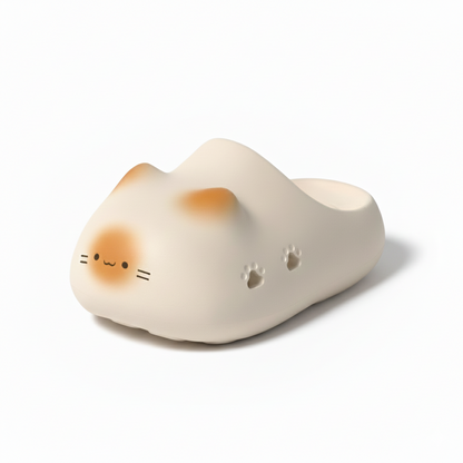 발바닥연구소 꾹꾹슬리퍼 - 식빵 고양이