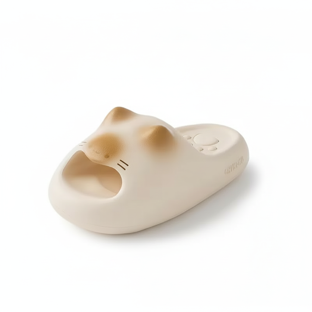 발바닥연구소 꾹꾹슬리퍼 - 식빵 고양이